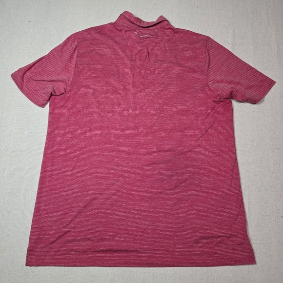 Travis Mathew Mens Size XXXL Golf Polo Shirt The Heater Polo Series Red Striped - Picture 2 of 7